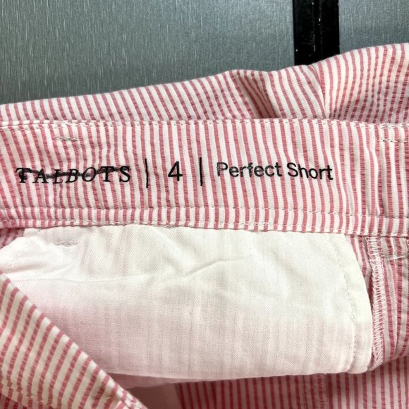 Talbots Perfect Short Seersucker Size 4 10.5" NEW Beach Preppy Summer - Picture 8 of 10